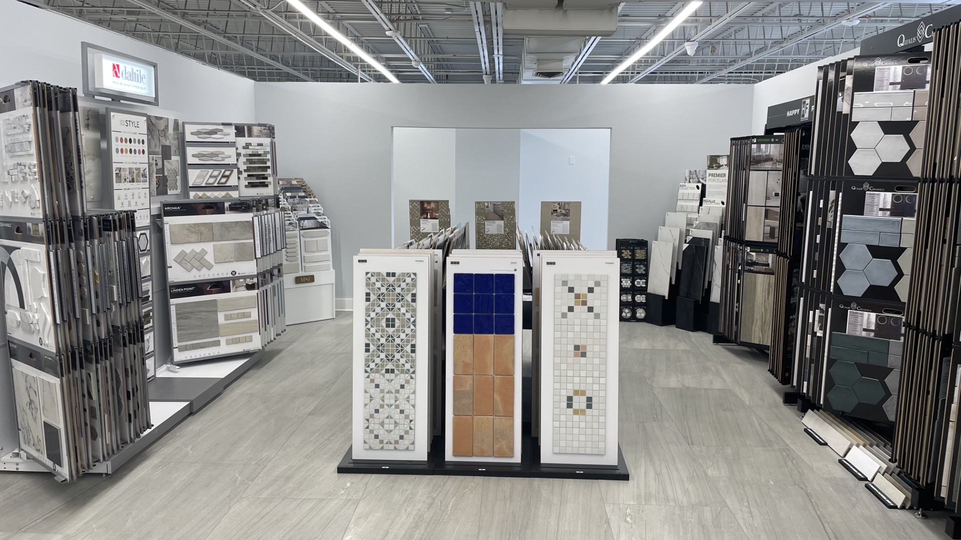 Carpet One Albany Tile Display